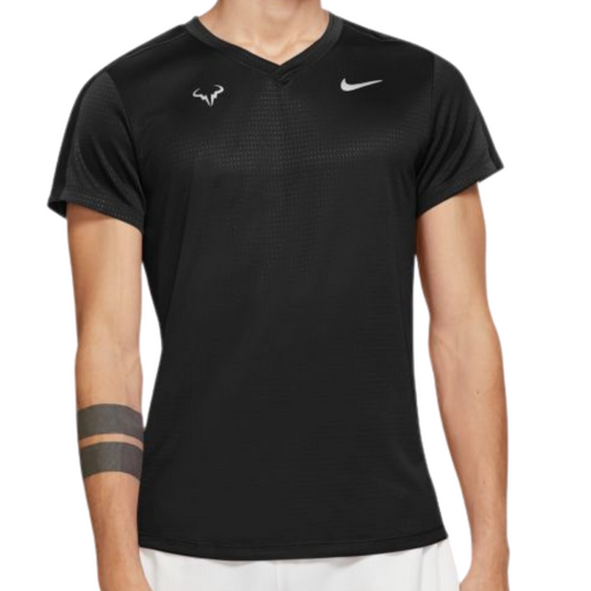 Rafa Challenger Short-Sleeve Top - Black/White