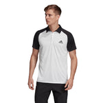 Adidas Colour Block Polo - White/Black