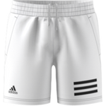 Adidas Boys Club 3 Stripe Shorts - White/Black