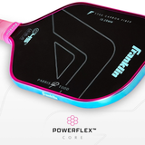 Franklin C45 Parris Todd Signature Carbon Fiber 13.25mm Pickleball Paddle - Hot Pink/Surf Blue