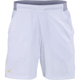 Babolat Boys Performance Short - White/Dark Yellow