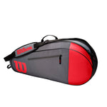 Wilson Team 3 Racquet Bag - Red/Grey