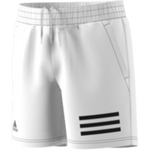 Adidas Boys Club 3 Stripe Shorts - White/Black