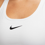 Nike Swoosh Medium Support Women's Padded Sports Bra - White/Stone Mauve/Black