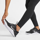Nike Womens One Luxe Mid-Rise Leggings - Black/Clear