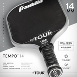 Franklin FS Tour Tempo Pickleball Paddle - Gray