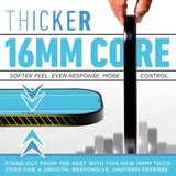 Franklin Signature Series Fiberglass 16mm with Maxgrit Pickleball Paddle