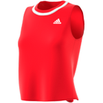 Adidas Women's Club Knotted Tennis Tank - Vivid Red/White