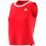 Adidas Women's Club Knotted Tennis Tank - Vivid Red/White