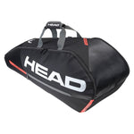 Head Tour Team 6 Racquet Combi - Black/Orange