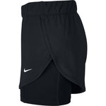 Nike Womens Flex 2IN1 Short Woven - Black/White