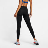 Nike Womens One Luxe Mid-Rise Leggings - Black/Clear