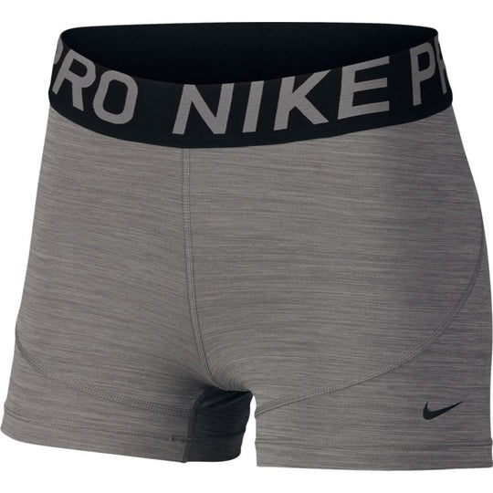 Nike Womens Pro Short 3 Inch - Gunsmoke/Black