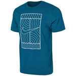 Nike Court Tee SSNL OZ - Green Abyss/White