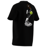 Adidas Tennis Graphic Mens T-Shirt - Black
