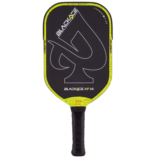 ProKennex Kinetic Black Ace XF 14 Pickleball Paddle - Green/Yellow