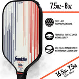 Franklin Signature Series Fiberglass 13mm with Maxgrit Pickleball Paddle