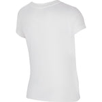 Nike Girls Court DriFit Top SS - White