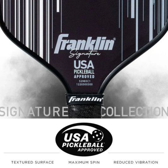Franklin Signature Series Fiberglass 16mm with Maxgrit Pickleball Paddle
