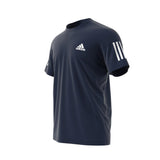 Adidas Club 3 Stripe Tee navy/white