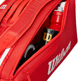 Wilson Super Tour 6 Pack 2025 Racquet Bag - Red