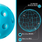 Franklin X-26 Indoor 12 Pack Box Pickleballs - Blue