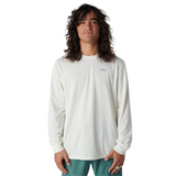 Rallee Rafter Long Sleeves Classic Mens Tennis Tee - Vintage White