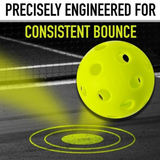 Franklin X-26 Indoor 12 Pack Box Pickleballs - Lime Green