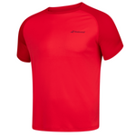 Babolat Play Crew Neck Men's Tee - Tomato Red