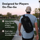 CRBN Pro Team Sling Pickleball Bag - Black