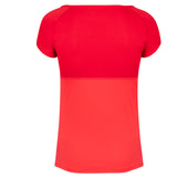 Babolat Play Cap Sleeve Girls Top - Tomato Red