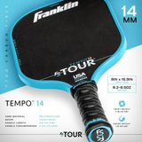 Franklin FS Tour Tempo Pickleball Paddle - Blue