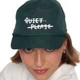 Rallee Quiet Please UltraLight One Size Fits Most Tennis Cap - Kelp