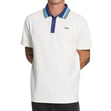 Rallee Happy Hour Mens Tennis Polo - Vintage White