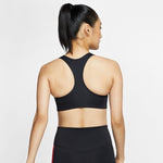 Nike Dri-Fit Swoosh Sports Bra - Black/White