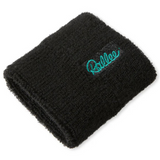 Rallee Classic Tennis Wrist Band One Size - Black/Rallee Green