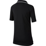 Nike Boys Court DriFit Polo - Black/White