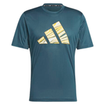 Adidas Hiit Graphic Slogan Men Training Tennis T-Shirt - Arctic Night