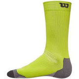 Wilson Colour Crew Sock lime/black