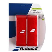 Babolat Jumbo Wristband 2 Pack red