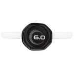 Six Zero Infinity Edgeless Double Black Diamond Control 16mm Pickleball Paddle - White