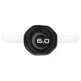 Six Zero Infinity Edgeless Double Black Diamond Control 16mm Pickleball Paddle - White