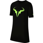 Nike Boys Court Rafa Tee DB - Black/Volt