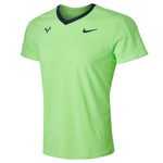Nike Court DriFitT Advantage Rafa Top - Lime Glow/Obsidian