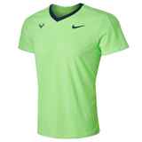 Nike Court DriFitT Advantage Rafa Top - Lime Glow/Obsidian