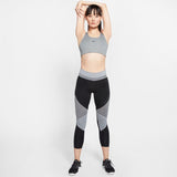 Nike DriFit Womens Swoosh Sports Bra - Smoke Grey/Heather/Black