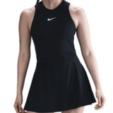 Nike Victory Womens Dri-FIT Short Flouncy Tennis Skirt - Black/White