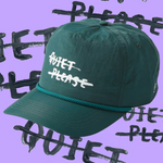 Rallee Quiet Please UltraLight One Size Fits Most Tennis Cap - Kelp
