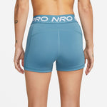 Nike Pro Women 3" Shorts - Noise Aqua/White