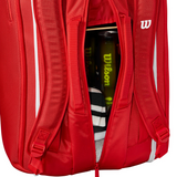 Wilson Super Tour 15 Pack 2025 Bag - Red